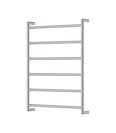 Kaya Heated Towel Rail, 600 x 800mm, Brushed Nickel