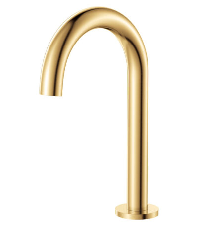 Kaya Hob-Mounted Basin/Bath Outlet, Urban Brass