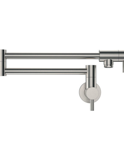 Kaya Pot Filler, Brushed Nickel