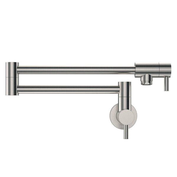 Kaya Pot Filler, Brushed Nickel