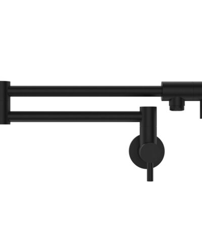 Kaya Pot Filler, Matte Black