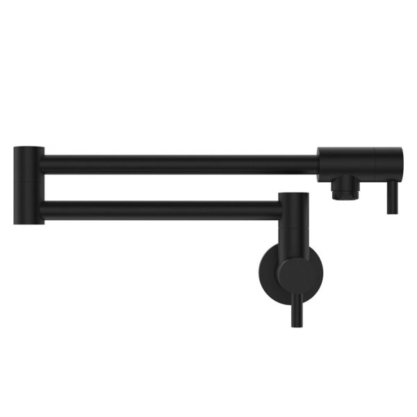 Kaya Pot Filler, Matte Black