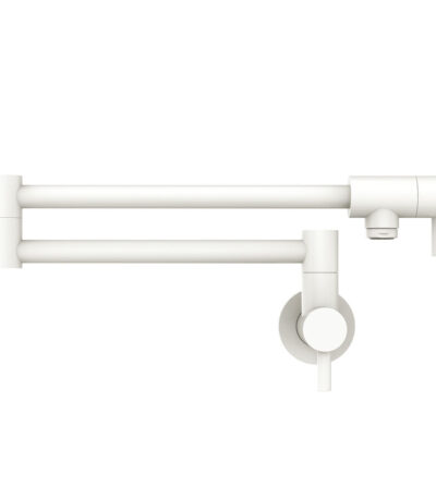 Kaya Pot Filler, Matte White