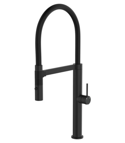 Kaya Pull Down Sink Mixer, Matte Black