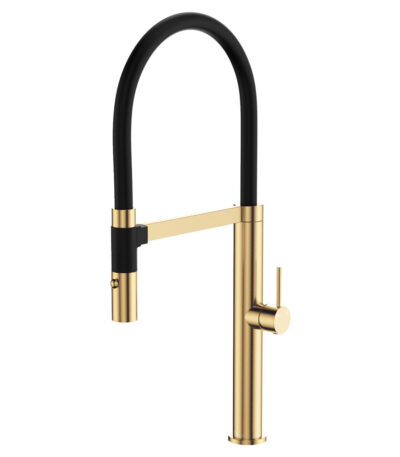 Kaya Pull Down Sink Mixer, Urban Brass