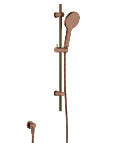 Kaya Rail Shower, Brushed Copper