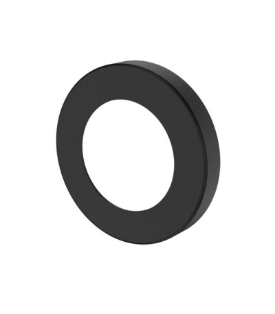 Kaya Round Cover Plate, Matte Black
