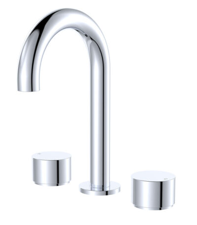 Kaya Round Hob Set, Round Taps, Chrome