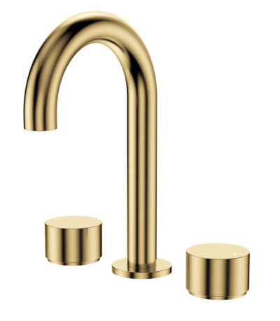 Kaya Round Hob Set, Round Taps, Urban Brass