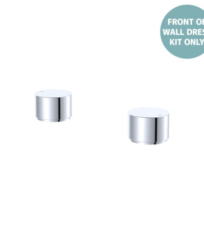 Kaya Round Hob Taps, Dress Kit, Chrome