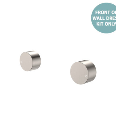 Kaya Round Wall Taps, Dress Kit, Brushed Nickel