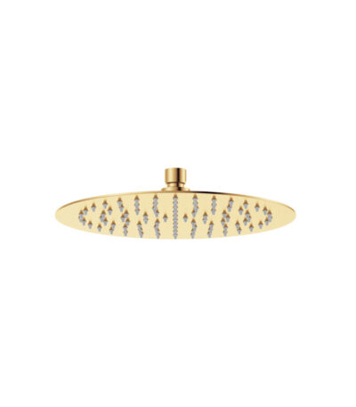 Kaya Shower Head, 250mm, Urban Brass