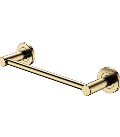 Kaya Single Towel Rail, 300mm, Urban Brass