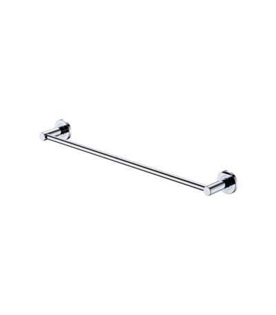Kaya Single Towel Rail, 600mm, Chrome