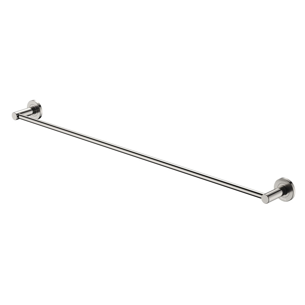 Kaya Single Towel Rail, 900mm, Brushed Nickel