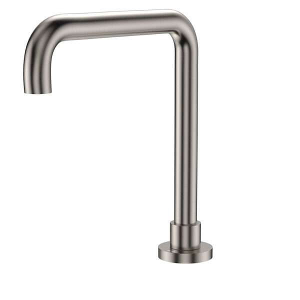 Kaya Squareline Hob Outlet, Brushed Nickel
