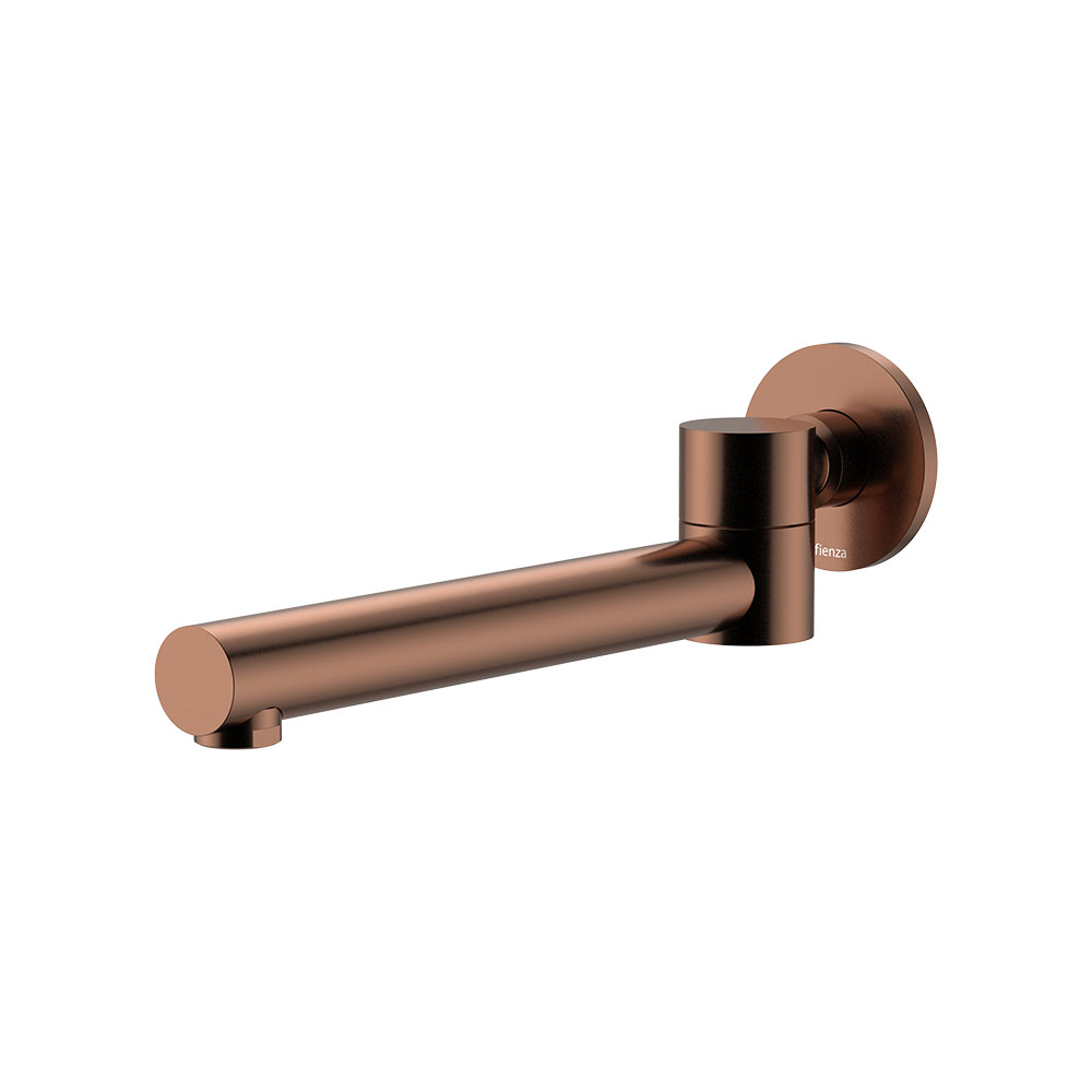 Kaya Swivel Basin/Bath Outlet, Brushed Copper