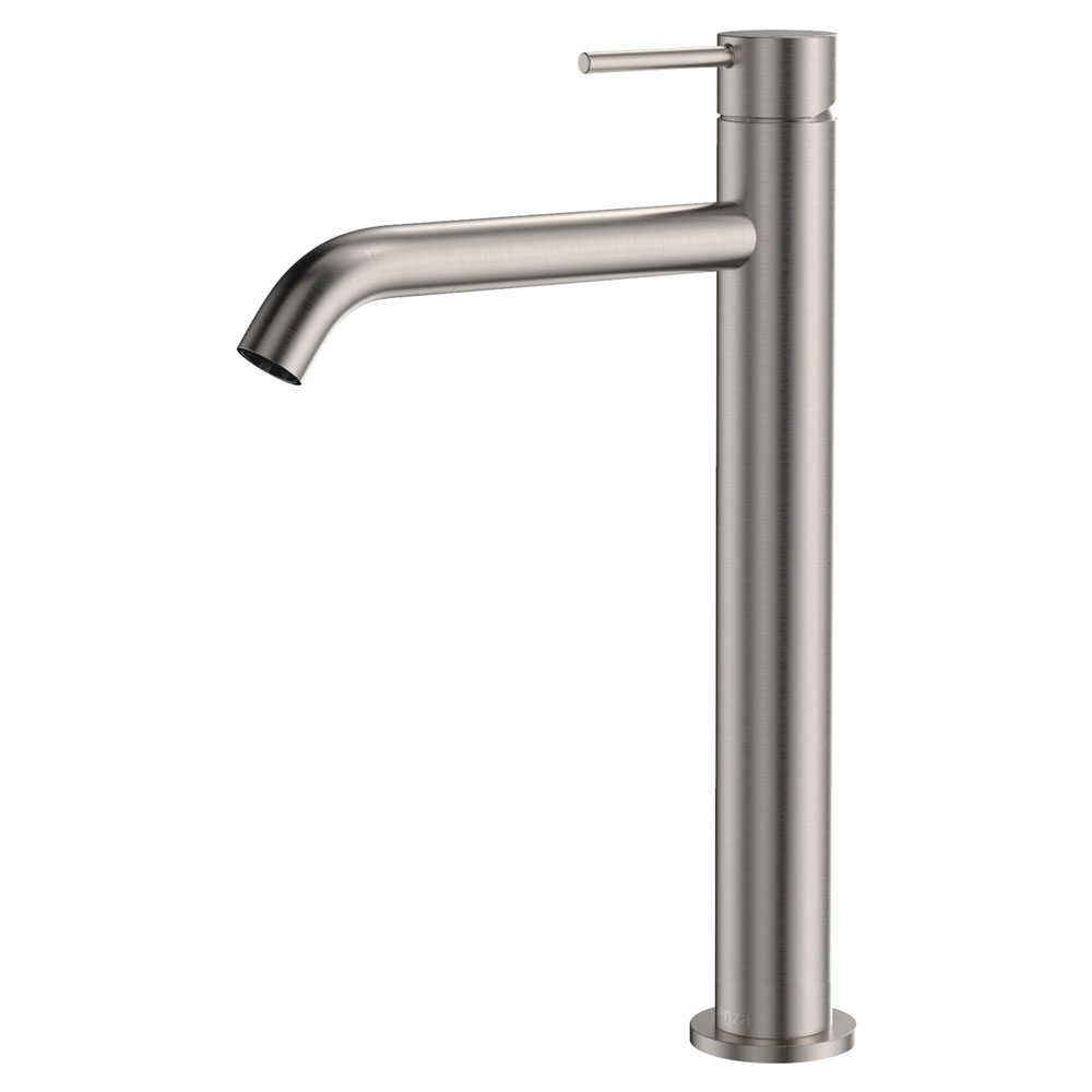 Kaya Tall Basin Mixer, Brushed Nickel