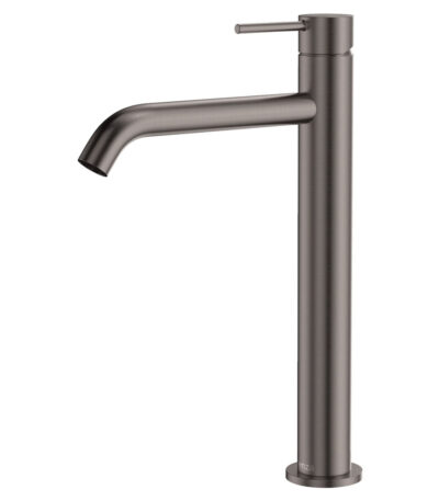 Kaya Tall Basin Mixer, Gun Metal