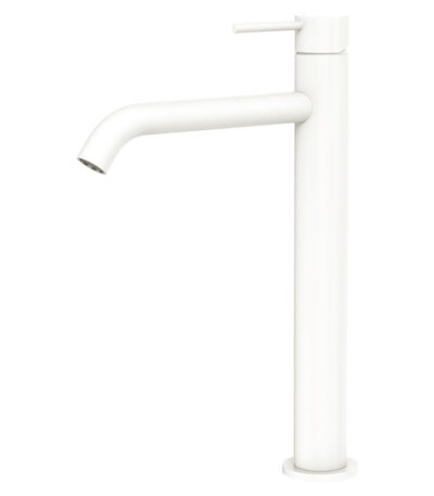Kaya Tall Basin Mixer, Matte White