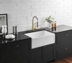Kensington Fireclay Farmhouse Sink - Single Bowl - Gloss White - 758x453x254mm | FCS758GW