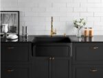 Kensington Fireclay Farmhouse Sink - Single Bowl - Matt Black - 758x453x254mm | FCS758MB