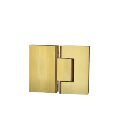 Kenzie Glass to Glass Shower Hinge - Brushed Brass
