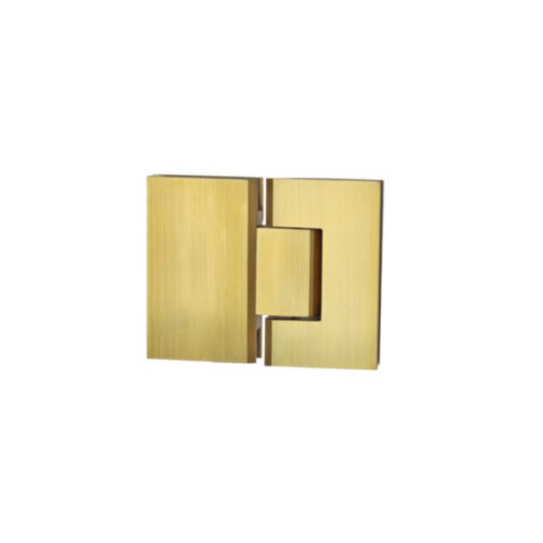 Kenzie Glass to Glass Shower Hinge - Brushed Brass
