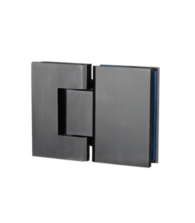 Kenzie Glass to Glass Shower Hinge - Brushed Gunmetal