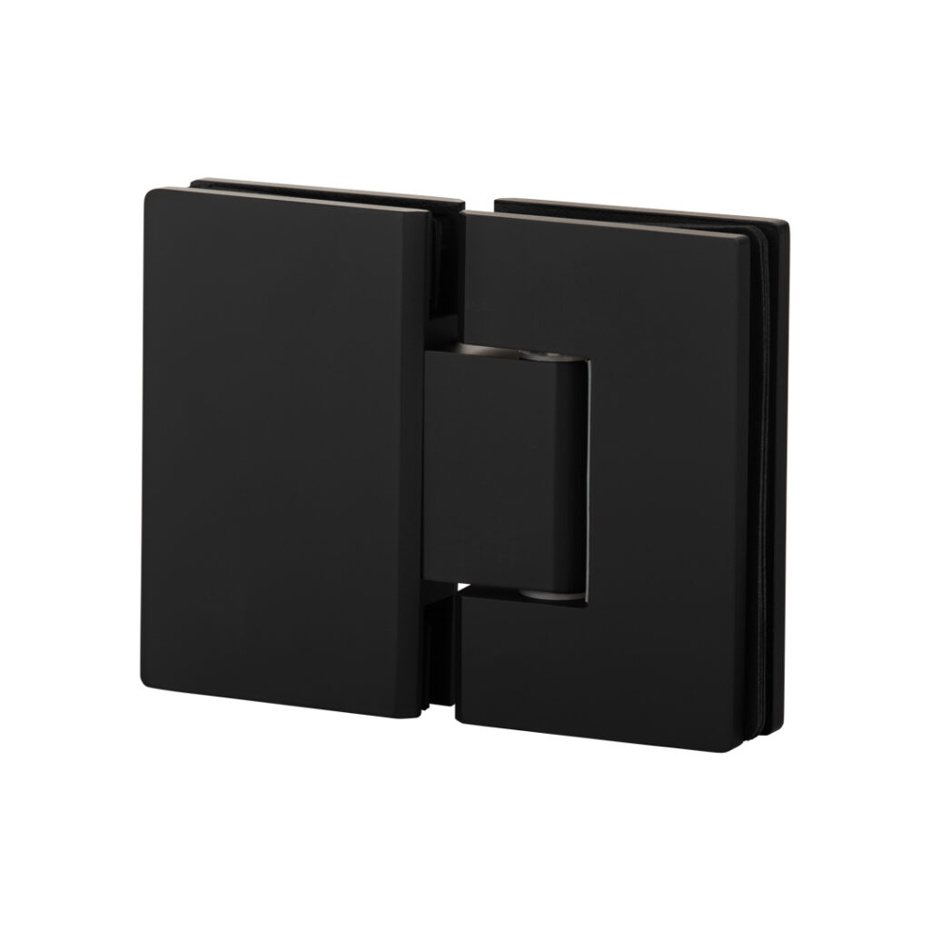 Kenzie Glass to Glass Shower Hinge - Matte Black