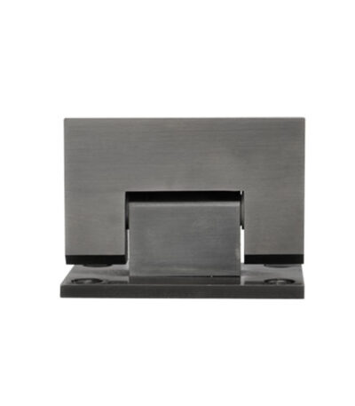 Kenzie Glass-to-Wall Shower Hinge - Brushed Gunmetal