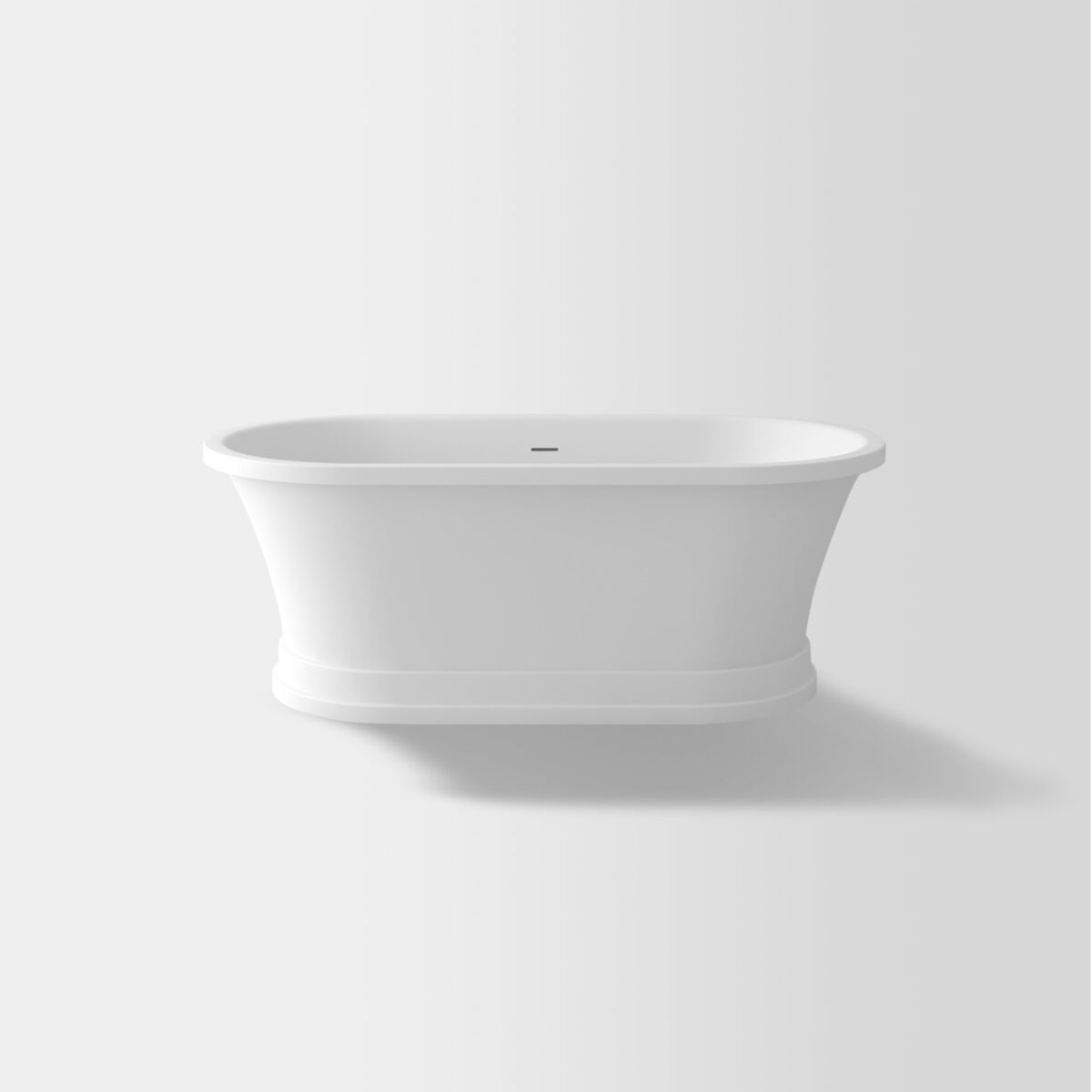 Kingsley Acrylic Freestanding Bath 1600mm - Matte White