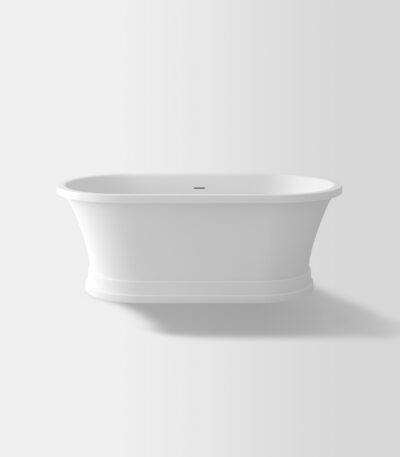 Kingsley Acrylic Freestanding Bath 1600mm - Matte White