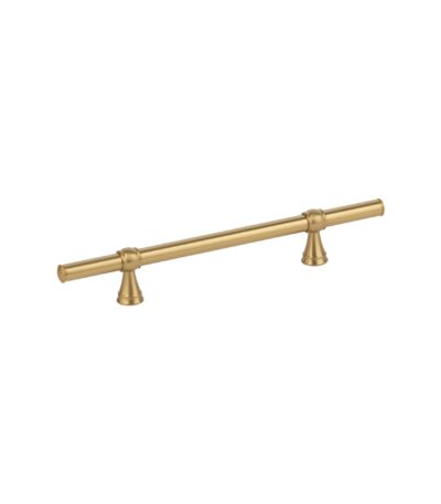 Kingsley Adjustable Cabinetry Pull 250mm - Brushed Brass
