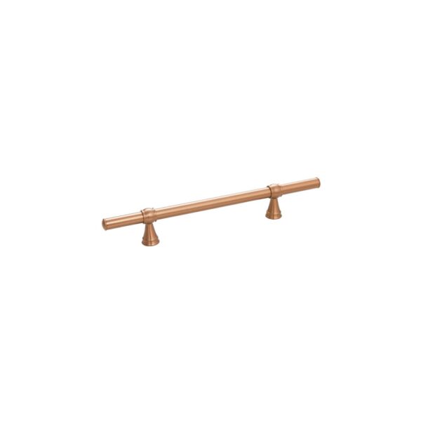 Kingsley Adjustable Cabinetry Pull 250mm - Brushed Copper