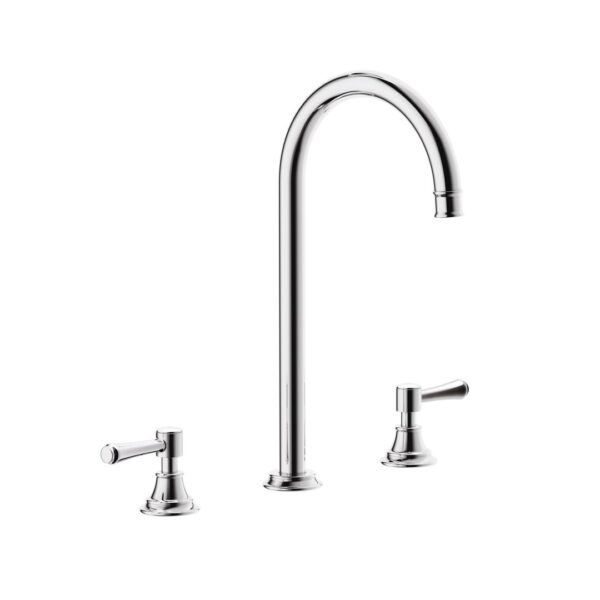 Kingsley Assembly Bench Mounted Set - Chrome
