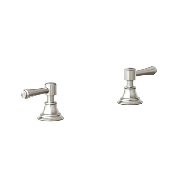Kingsley Assembly Bench-Mounted Taps - Brushed Nickel
