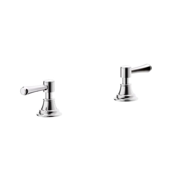 Kingsley Assembly Bench-Mounted Taps - Chrome