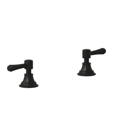 Kingsley Assembly Bench-Mounted Taps - Matte Black