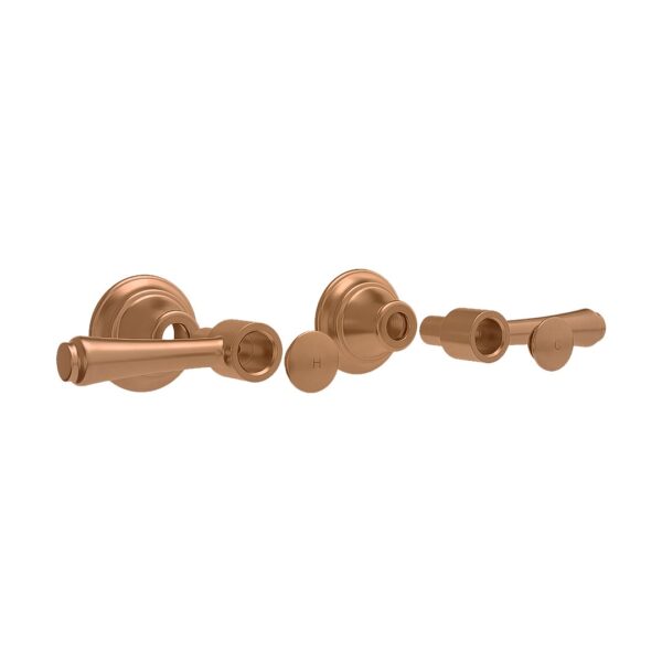 Kingsley Assembly Handle Kit - Brushed Copper