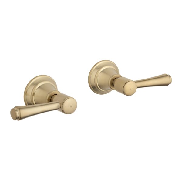 Kingsley Assembly Taps - Brushed Brass