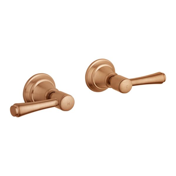 Kingsley Assembly Taps - Brushed Copper