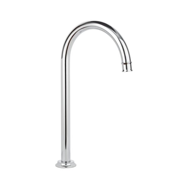 Kingsley Gooseneck Swivel Hob Spout - Chrome