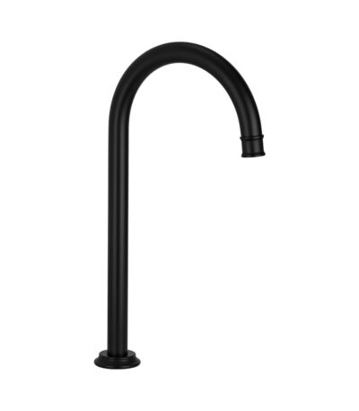 Kingsley Gooseneck Swivel Hob Spout - Matte Black