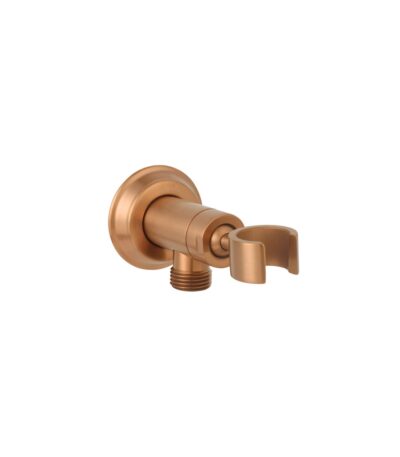 Kingsley Hand Shower Holder and BP - Brushed Copper
