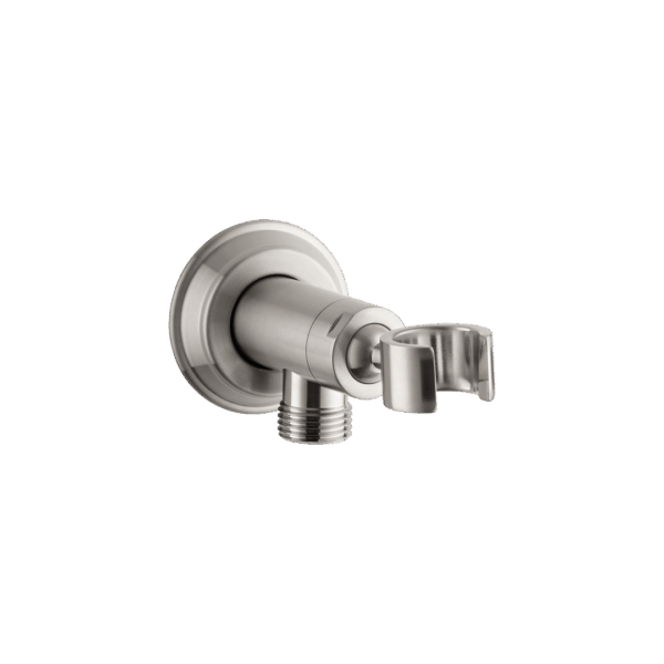 Kingsley Hand Shower Holder & BP - Brushed Nickel