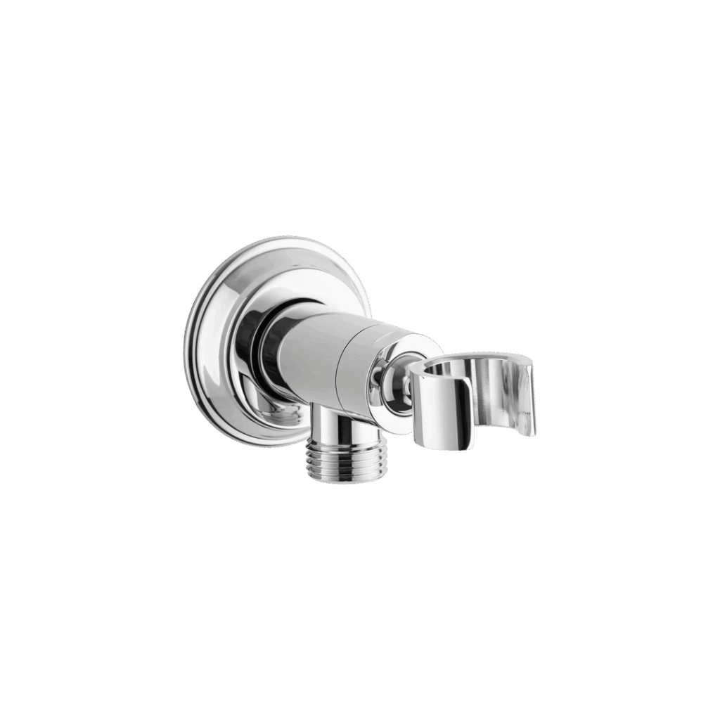 Kingsley Hand Shower Holder & BP - Chrome