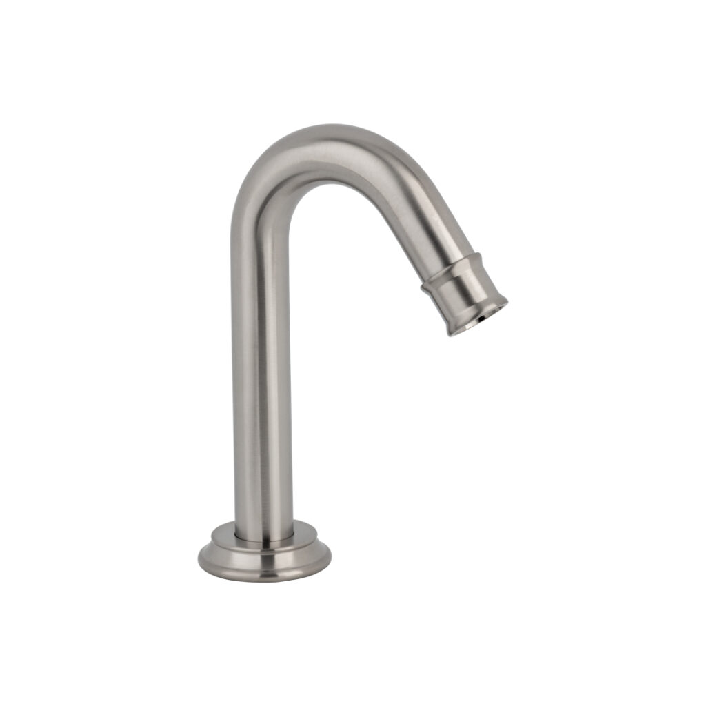 Kingsley Mini Hob Spout - Brushed Nickel