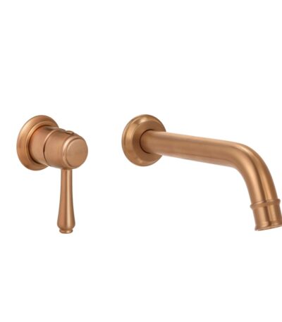 Kingsley Minimal Mixer & Spout Set - Brushed Copper