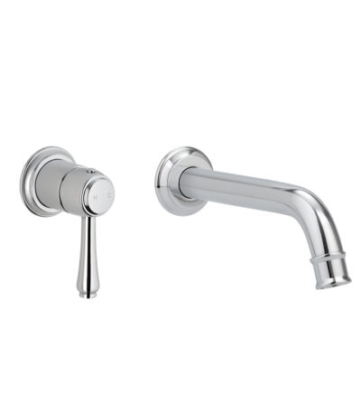 Kingsley Minimal Mixer & Spout Set- Chrome